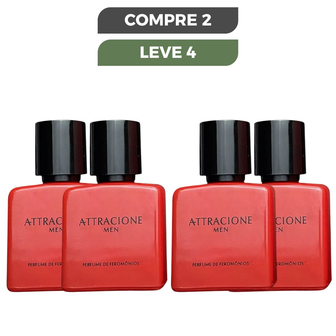 Perfume Attracione Men - Atraia Elas Através Dos Feromônios - Promoção Oficial